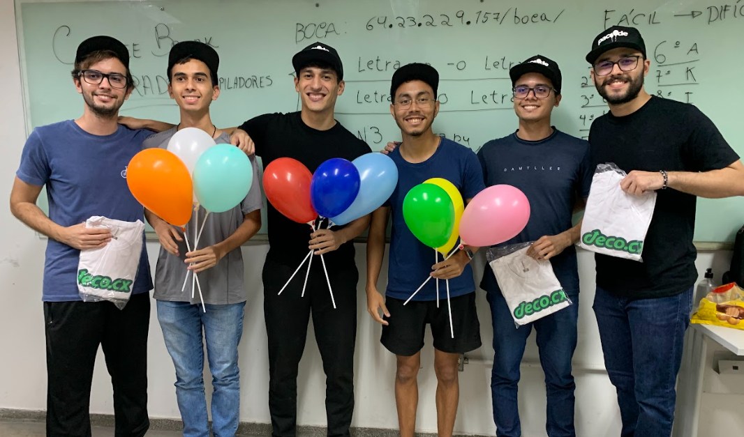 Time campeão da primeira Maratona Pacode